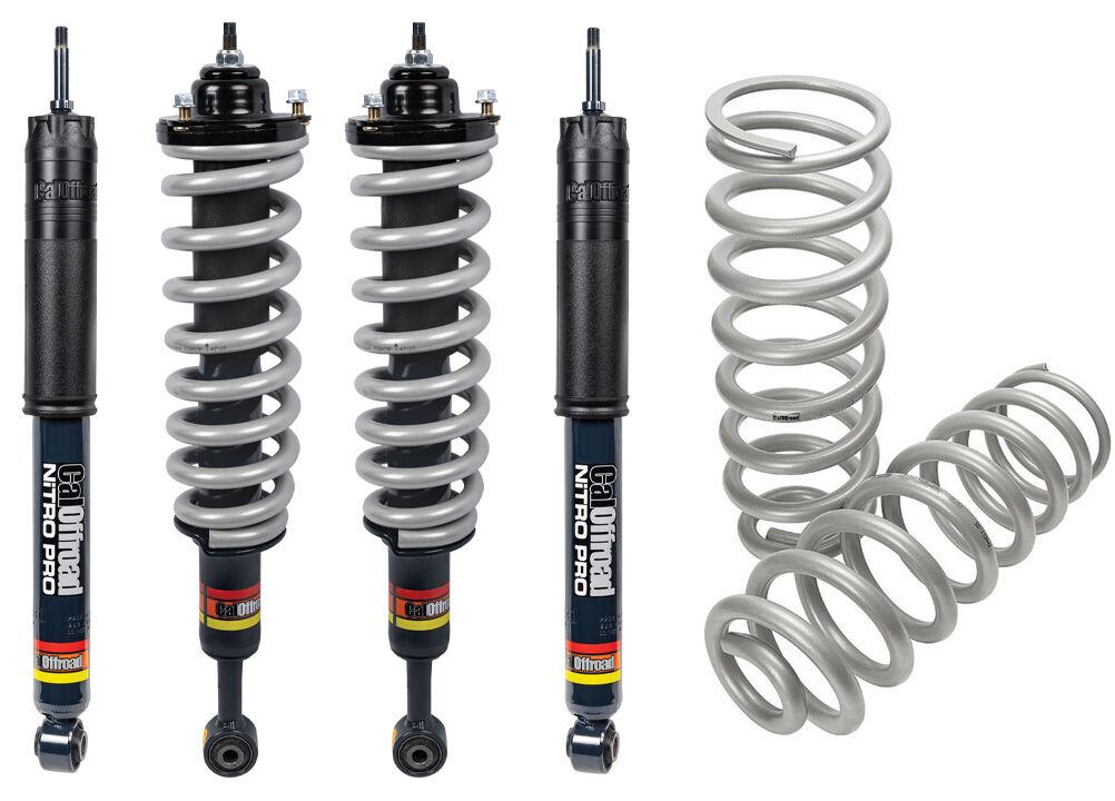 CalOffroad Nitro Pro 4x4 Lift Kit Tour Pack, 2" Lift, Front Coil (Med Duty), Rear Coil (Med Duty) to suit Toyota Landcruiser Prado 150 Series 15 on