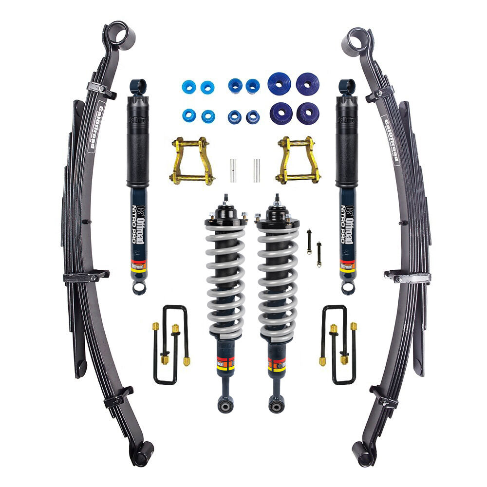 CalOffroad Nitro Pro Series 4x4 Lift Kit Tour Pack, 2 INCH Lift, Coil Spring (Med Duty), Leaf Spring (Med Duty) to suit Toyota Hilux N70 2005 - 2015