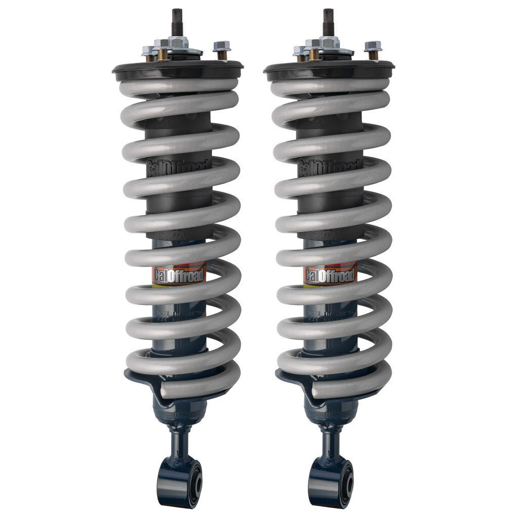 CalOffroad Nitro Pro Series Front Coilover, up to 2 INCH Lift, Coil Spring (Medium-Heavy Duty), to suit Nissan Navara D40 2005 - 2015