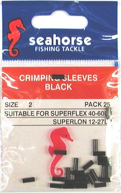 Seahorse Tackle Crimping Sleeves #2 Pack 25