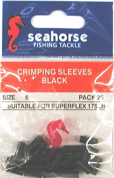 Seahorse Tackle Crimping Sleeves #6 Pack 25