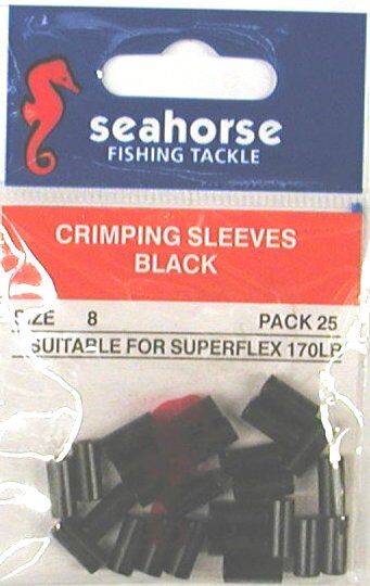 Seahorse Tackle Crimping Sleeves #8 Pack 25