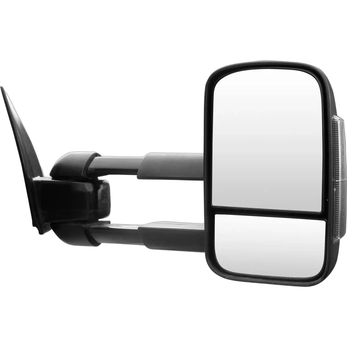 Clearview Towing Mirrors [Pair, Power-Fold, Indicators, Electric, Black] - Mitsubishi Pajero 2001 on