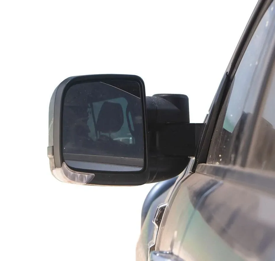 Clearview Towing Mirrors [Compact, Electric, Chrome] for Mitsubishi Pajero Nov 2002 (MY02) - 2021