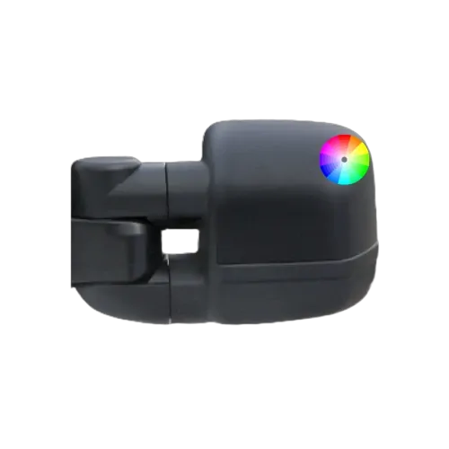 Clearview Towing Mirrors [Compact, Pair, Heated, Power-fold, BSM, Multi-Signal, Electric, Raw] For Toyota Prado 150 Series