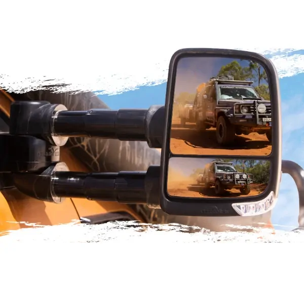 Clearview Towing Mirrors [Next, Pair, Power-Fold, Electric] â€“ suits Toyota LandCruiser 200 Series 2007 â€“ 2021