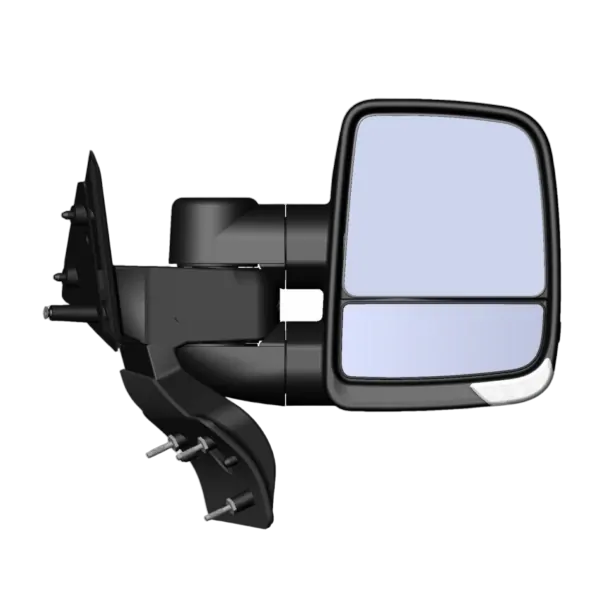 Clearview Towing Mirrors [Next Gen, Pair, Power-Fold, Indicators (Cat 6), Electric, Black] To Suit Toyota LC 300 Series GX 2022 - Current