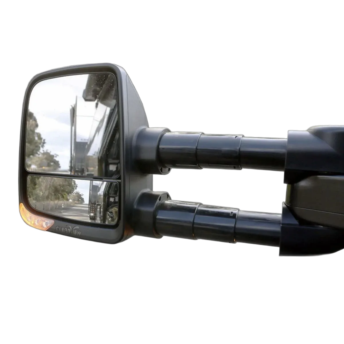 Clearview Towing Mirrors [Next Gen, Heat, GPS, AM-FM, Electric, Raw] for Volkswagen Amarok 2H 2009 - 2022 (MY22)