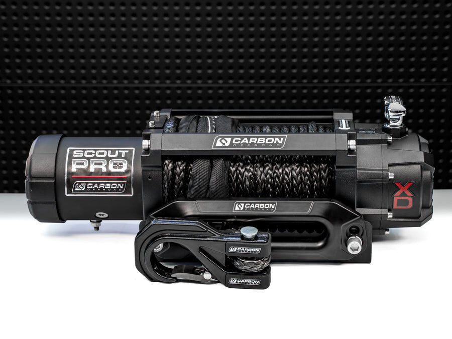 Carbon Scout Pro - 10000lb Winch V3 with Mega Pro Winch Hook - Green ...