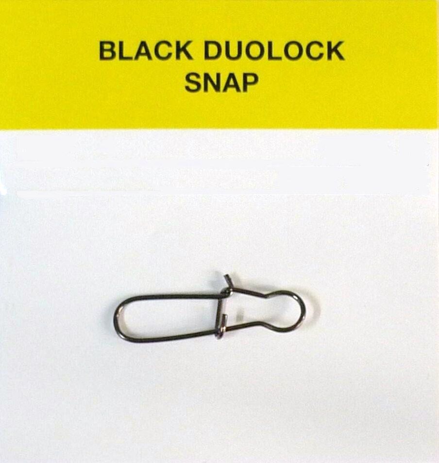 Seahorse Tackle Duolock Snaps Black Size 02