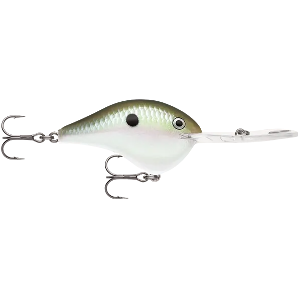 Rapala DT20 (Dives To) 20ft Green Gizzard Shad