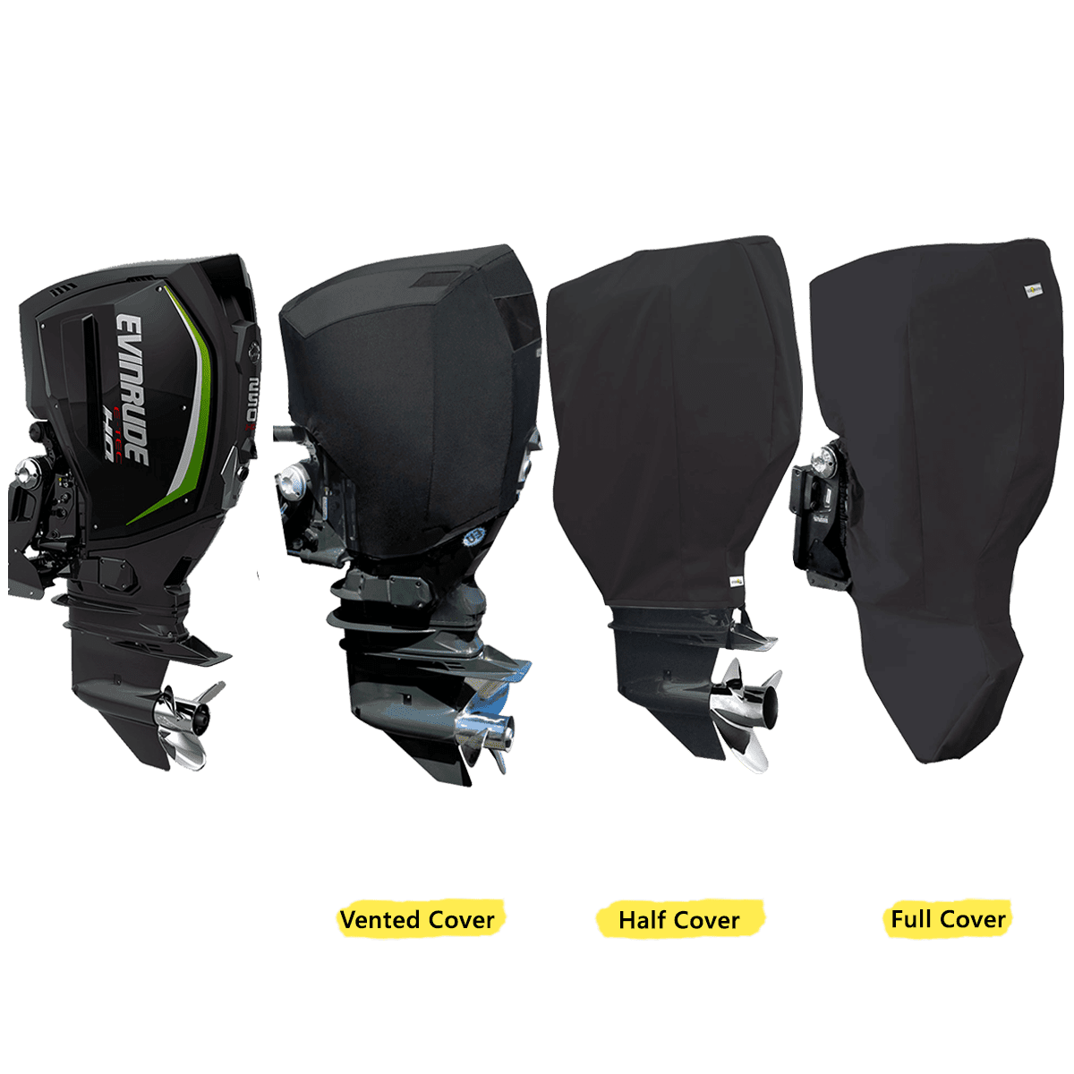 Evinrude G2 V6 3.4L 225Hp 250Hp 300Hp 200H.O 225H.O 250H.O Full Cover (Z)30In/76