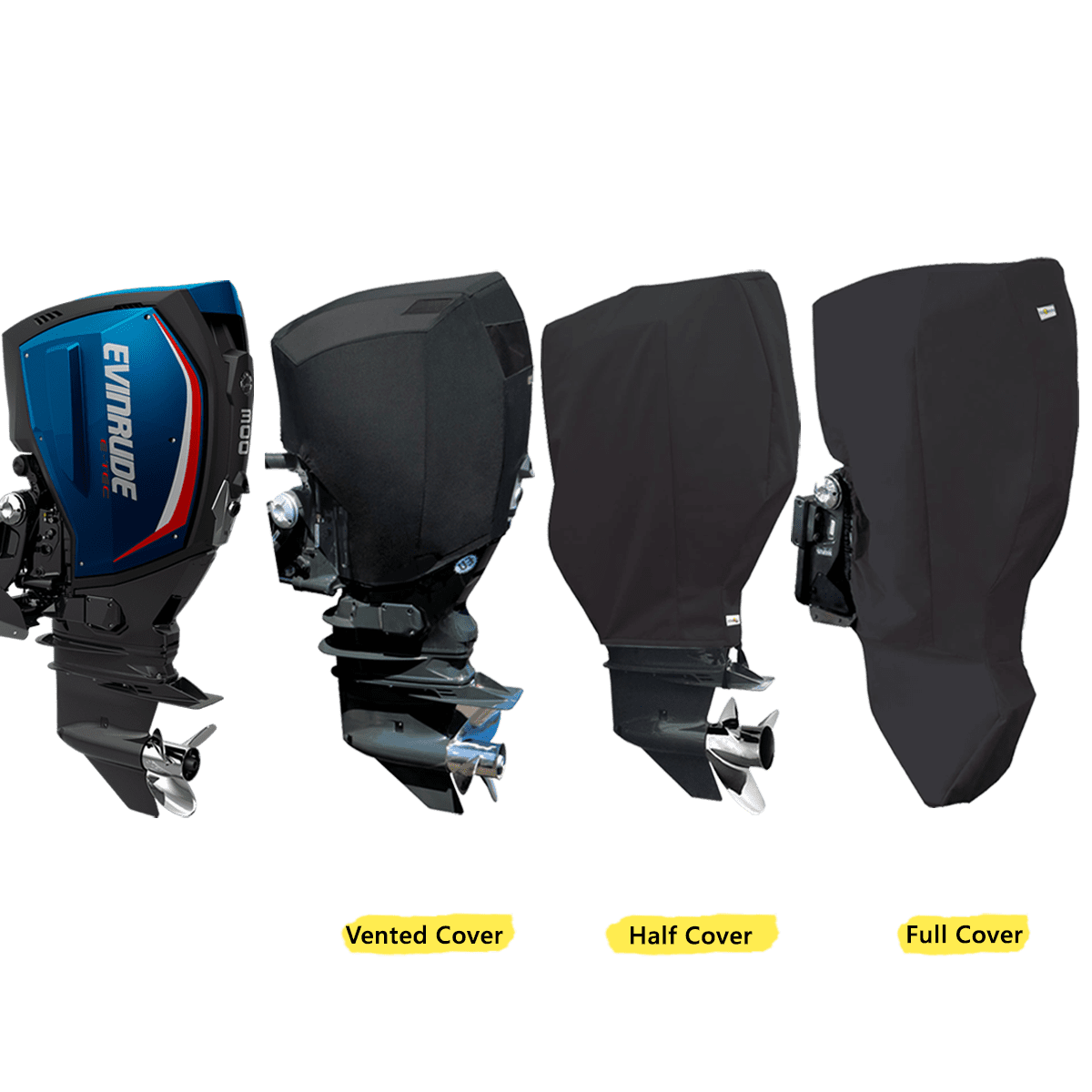 Evinrude G2 V6 2.7L 150Hp 175Hp 200Hp 150H.O Full Cover (L)20In/508mm Leg (201
