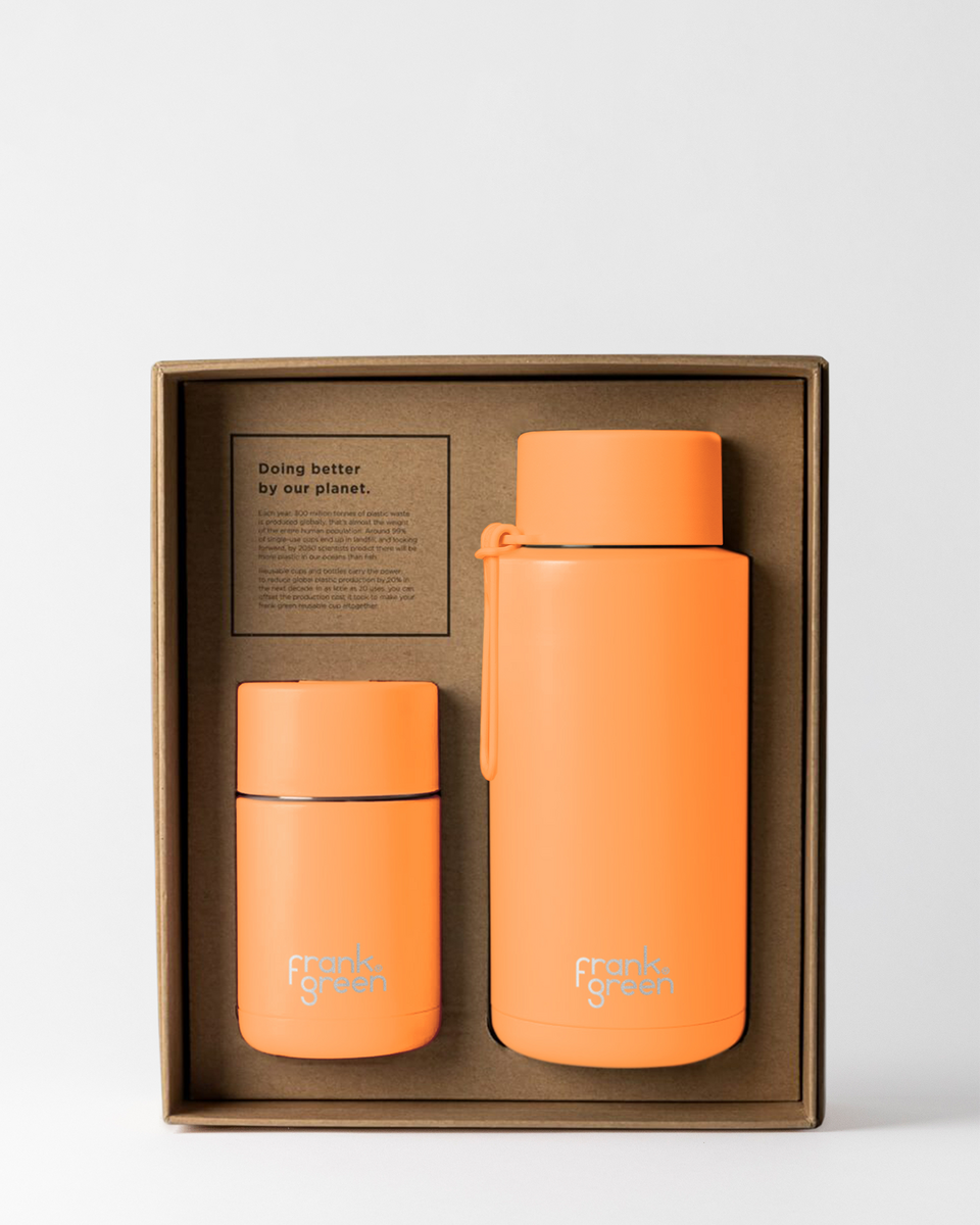Frank Green Small Gift Set 10oz Cup & 34oz Bottle