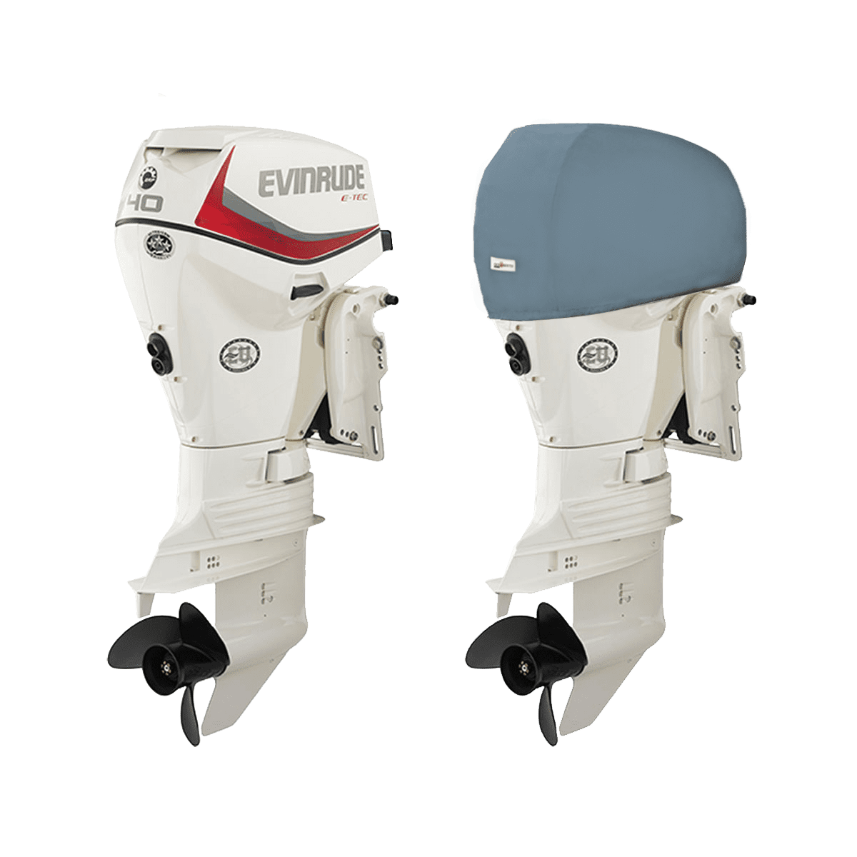 Evinrude E-Tec 2 Cyl 40Hp 50Hp 60Hp Storage Cover (2003>)
