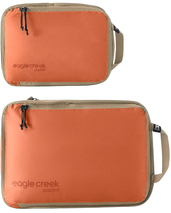 Eagle Creek Pack-It Isolate Compression Cube Set S/M Mandarin