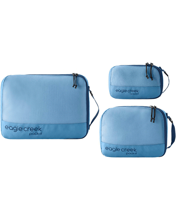 Eagle Creek Pack-It Reveal Cube Set XS/S/M Blue Dawn