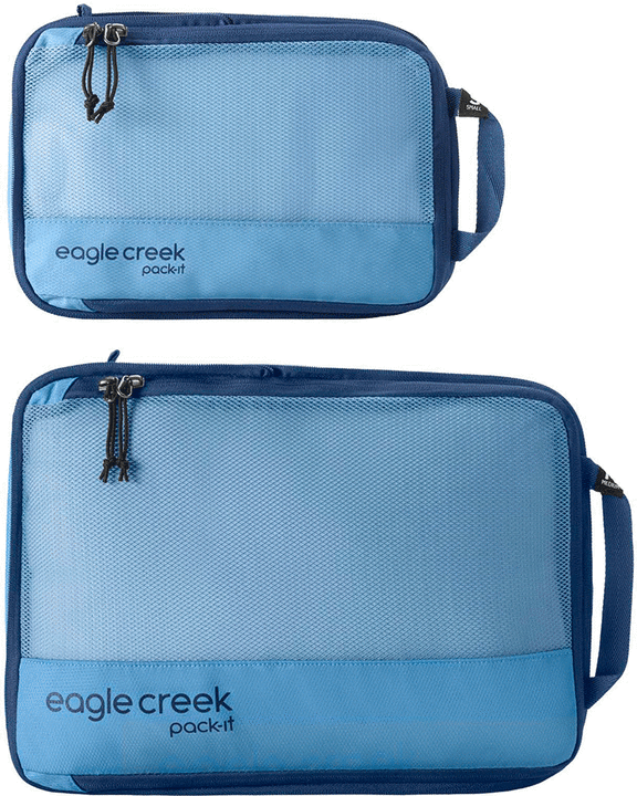 Eagle Creek Pack-It Reveal Compression Cube Set S/M Blue Dawn