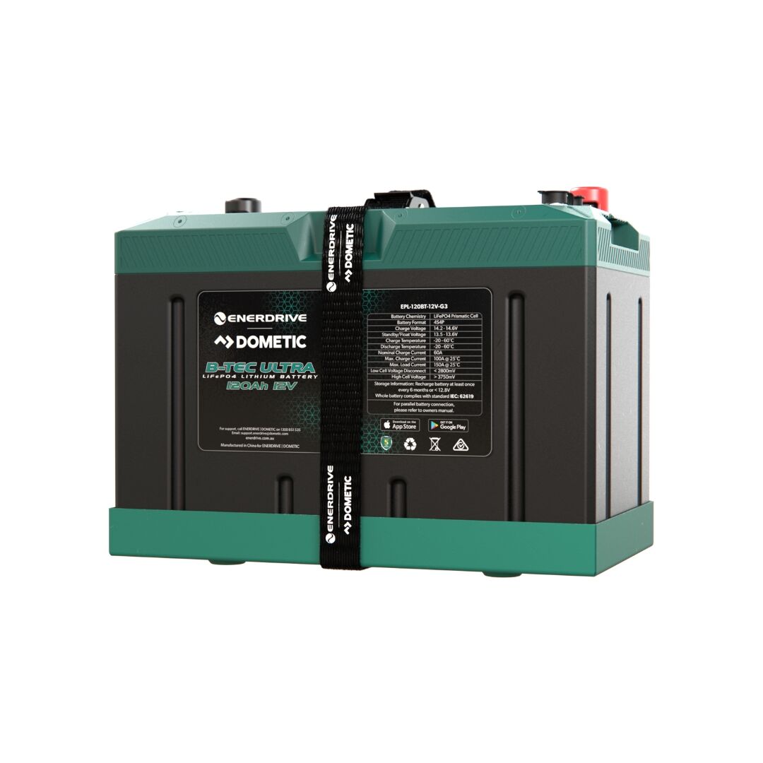B-TEC ULTRA 12V 120Ah Lithium Battery IP67 Waterproof