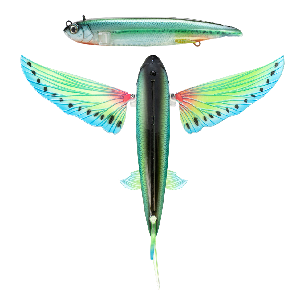 Nomad Design Slipstream 200 Flying Fish 200mm - Lumo Glow