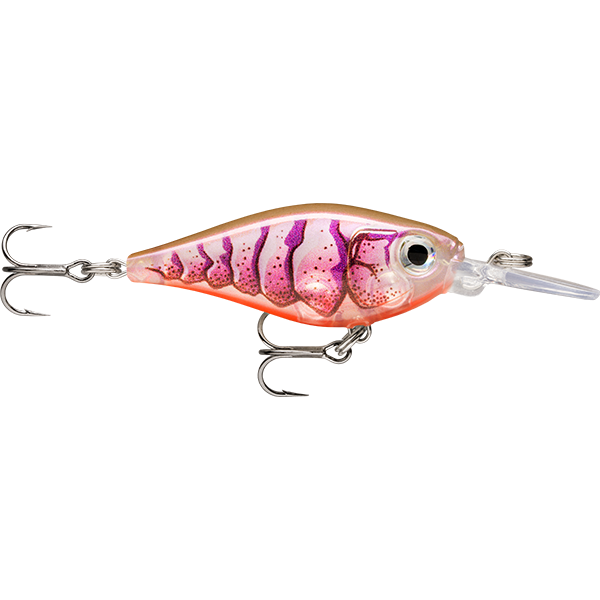 Rapala X-Light Shad 4cm Lure Purple Prawn Uv