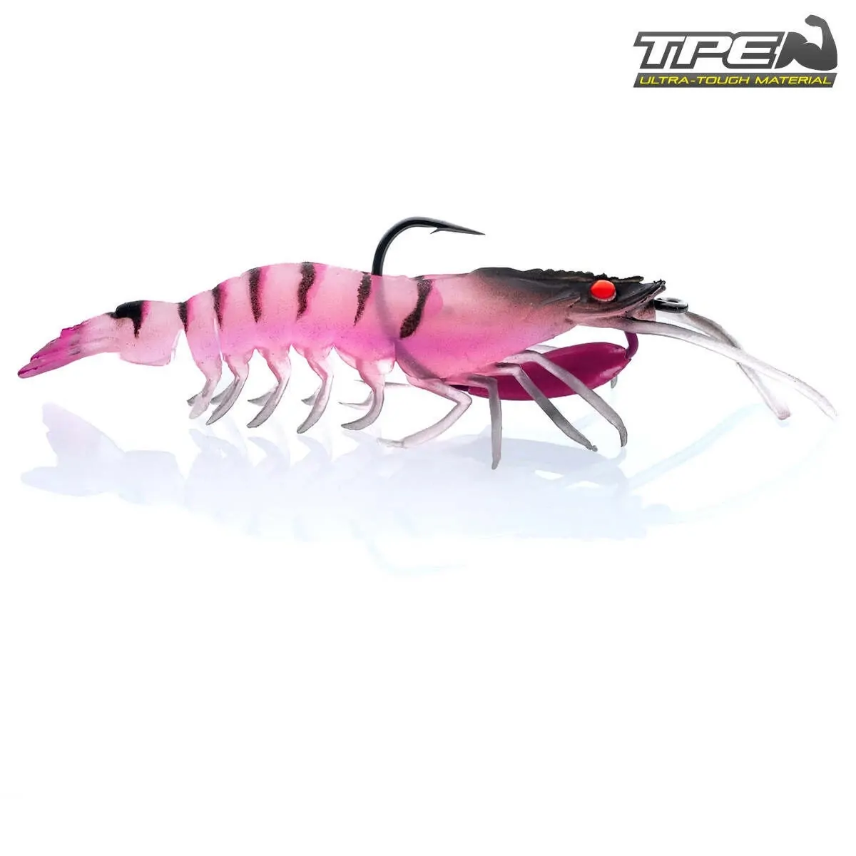 Chasebaits Flick Prawn Heavy 95 Col 03 Pink Devil