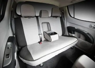 Msa To Suit Front Full Width Bench Inc. Armrest Cover - Msa Premium Canvas Seat Covers Mazda Bt50 - Series 2 Single Cab Ute - 12/06-07/11