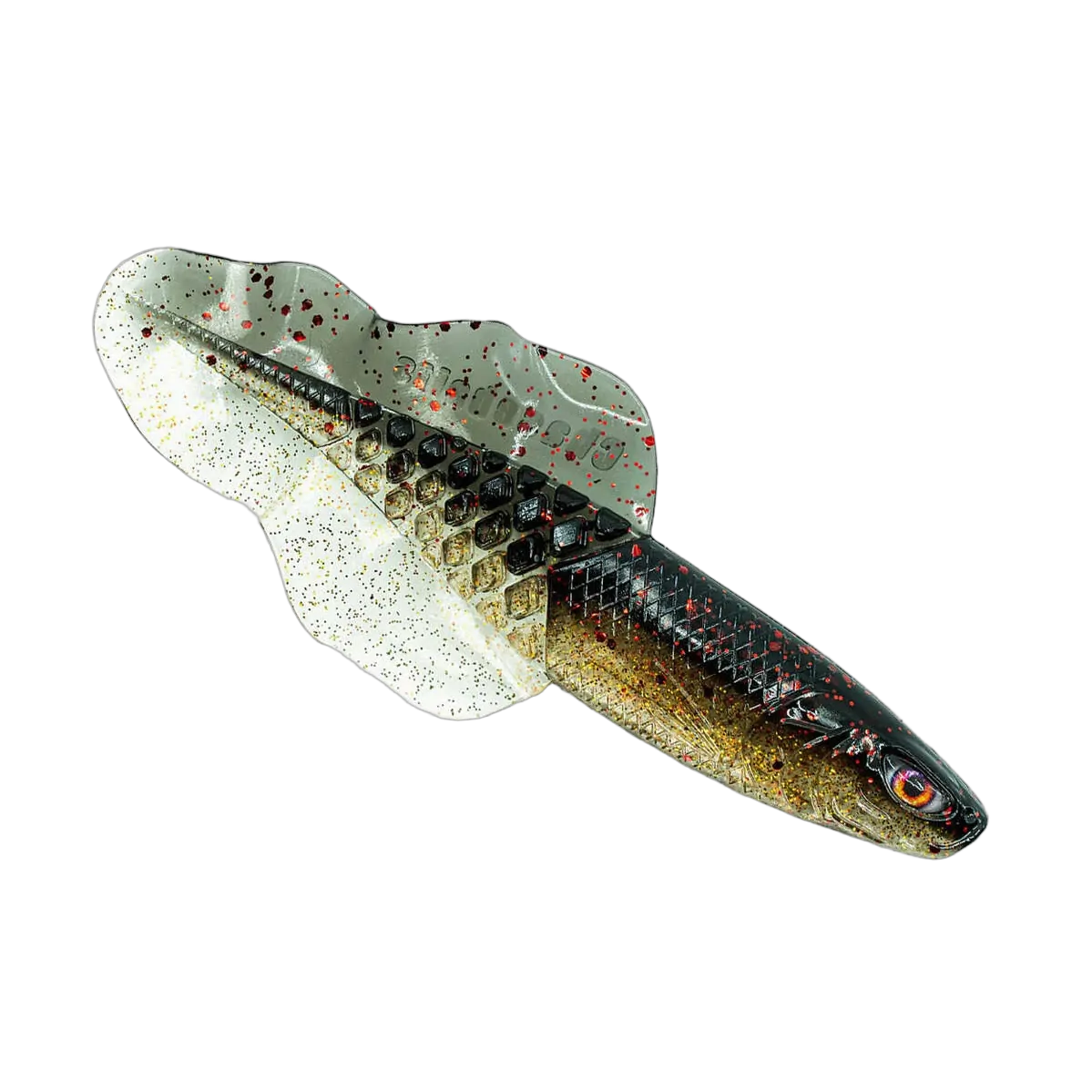 Chasebaits Flacid Shad 4.25" Col 103 Blood Gold