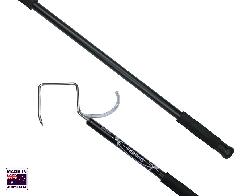 Hookem Medium Diamond Fixed Gaff - 8 X 100mm (4") Stainless Head - 1.2M