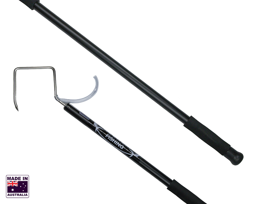 Hookem Medium Diamond Fixed Gaff - 8 X 100mm (4") Stainless Head - 1.6M