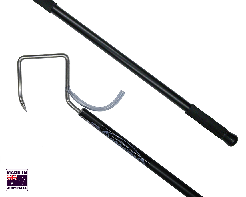 Hookem Heavy Diamond Fixed Gaff - 12 X 150mm (6") Stainless Offset Head - 1.6M