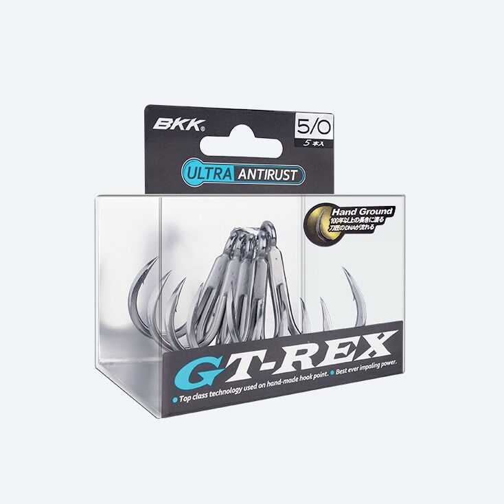 BKK GT-Rex Treble Hooks - 7/0 - 4 Per Pack