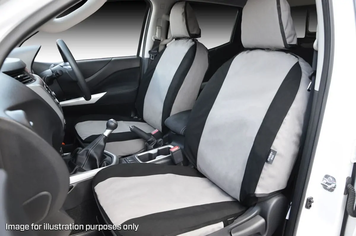 Msa Premium Canvas Seat Cover - Front To Suit Gu40