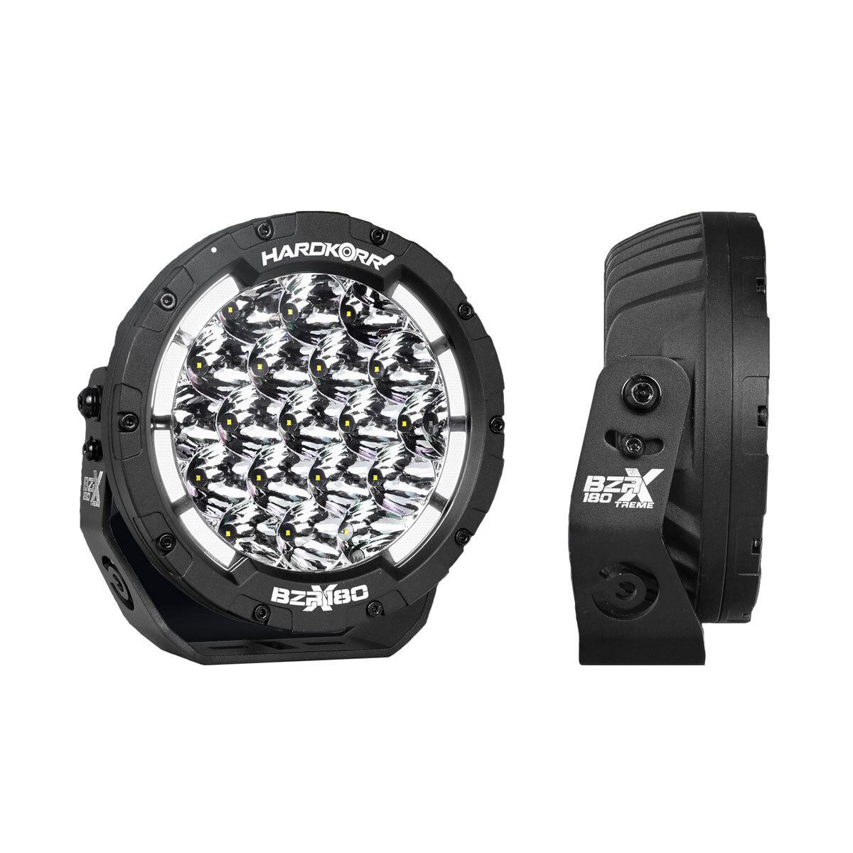 Hard Korr BZR-X Series 7″ LED Driving Lights (Pair W/Harness