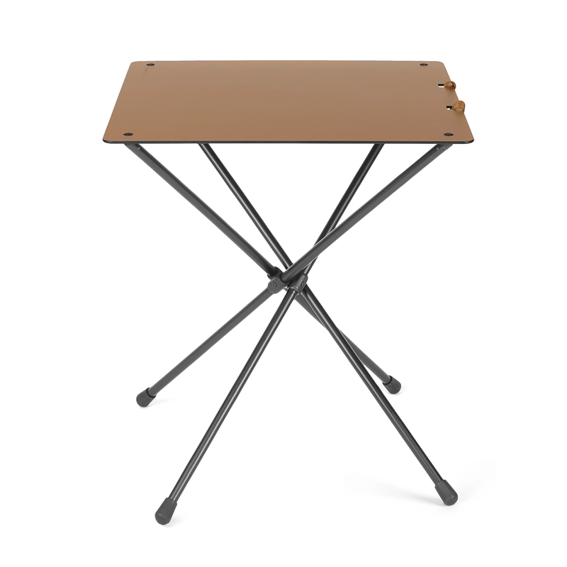HELINOX Cafe Table Coyote Tan with Black Frame