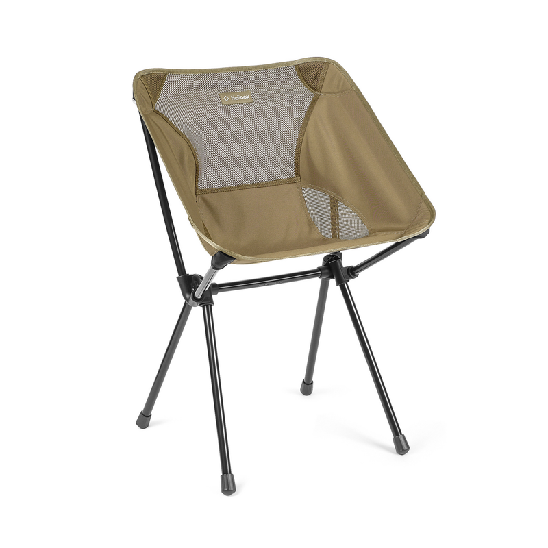 HELINOX Cafe Chair Coyote Tan with Black Frame