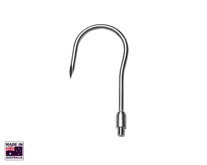 Hookem Interchangeable Round Gaff Head Only 8 X 85mm - Stainless Steel