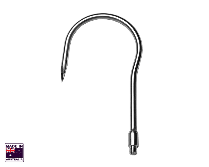 Hookem Interchangeable Round Gaff Head Only 10 X 100mm - Stainless Steel