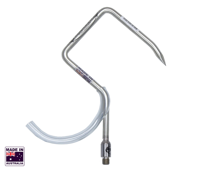 Hookem Interchangeable Diamond Gaff Head Only 10 X 100mm - Stainless Steel