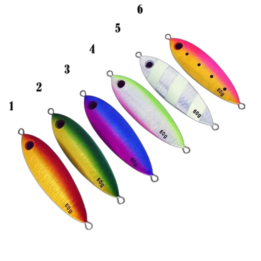 Slow Pitch Jig 60grm Green/Gold - Grinner (2)
