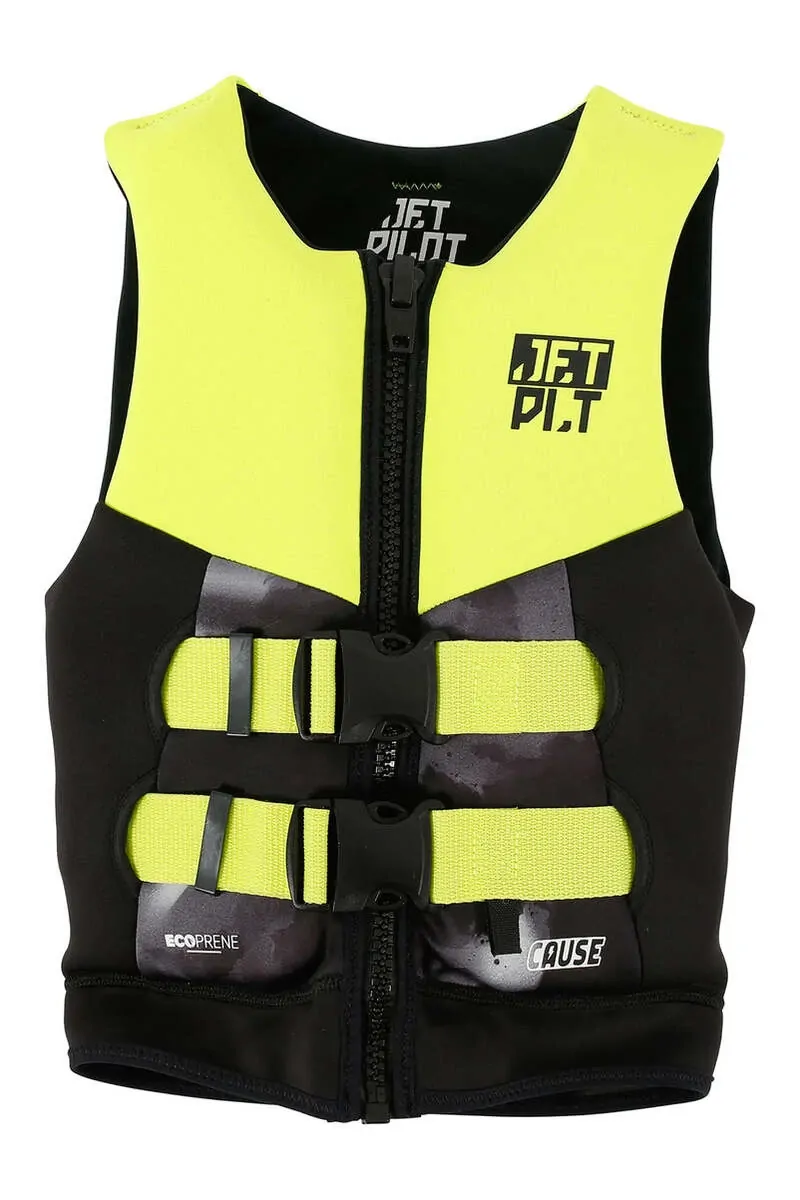Jetpilot The Cause F/E Youth ECO Vest Yellow Level 50-4-6