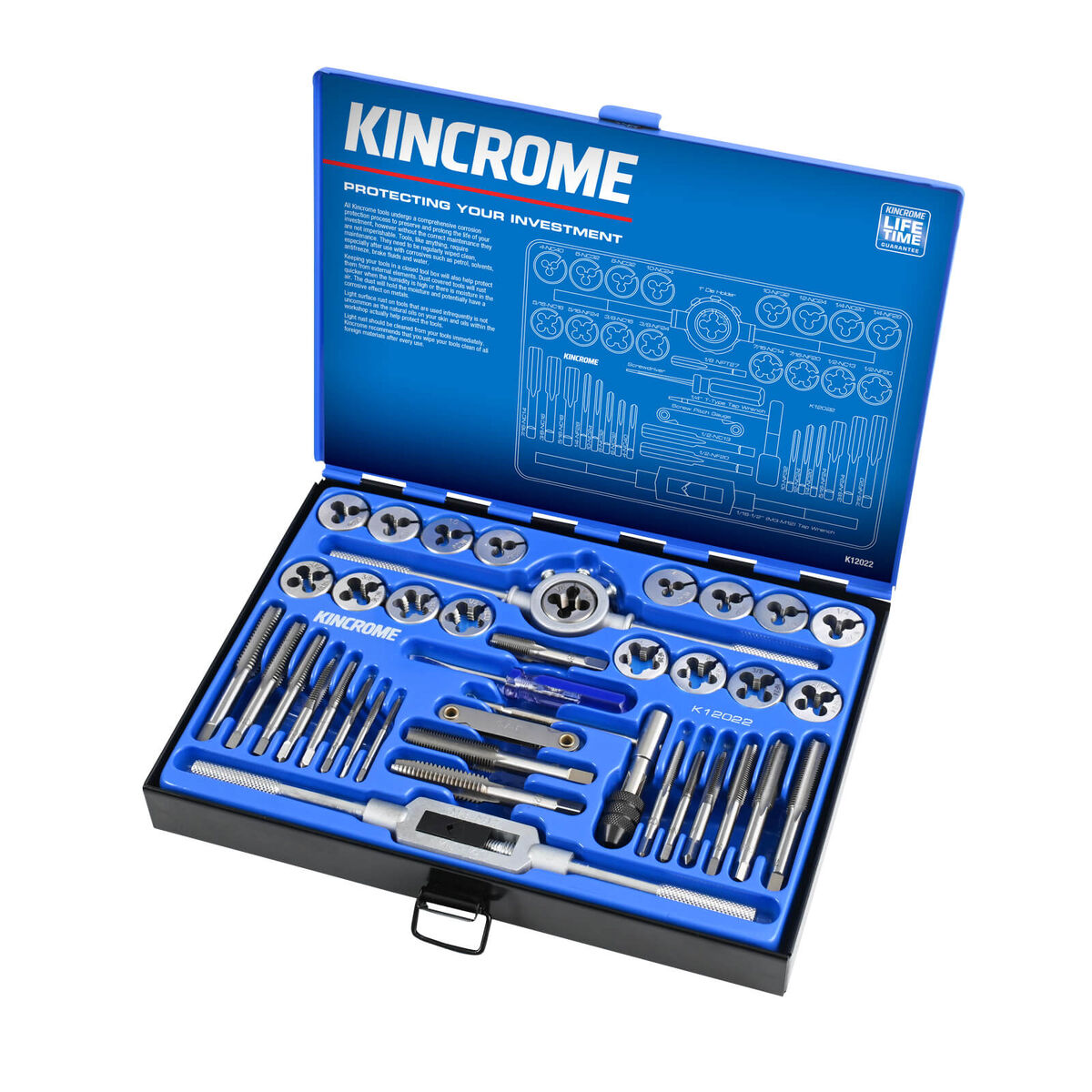Kincrome Tap & Die Set 39 Piece Imperial