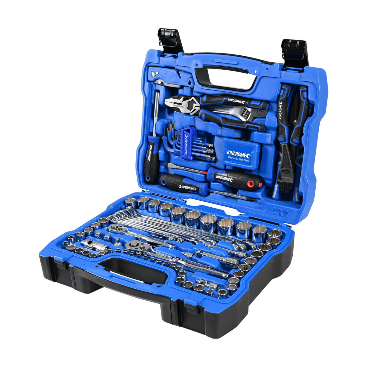Kincrome Portable Tool Kit 116 Piece 1/4" & 3/8" Drive - Metric & Imperial