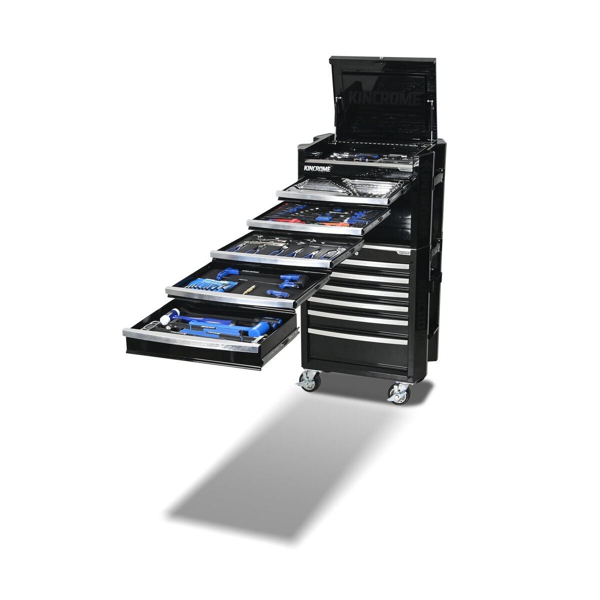 Kincrome CONTOUR Workshop Tool Kit 278 Piece 11 Drawer (29") Black