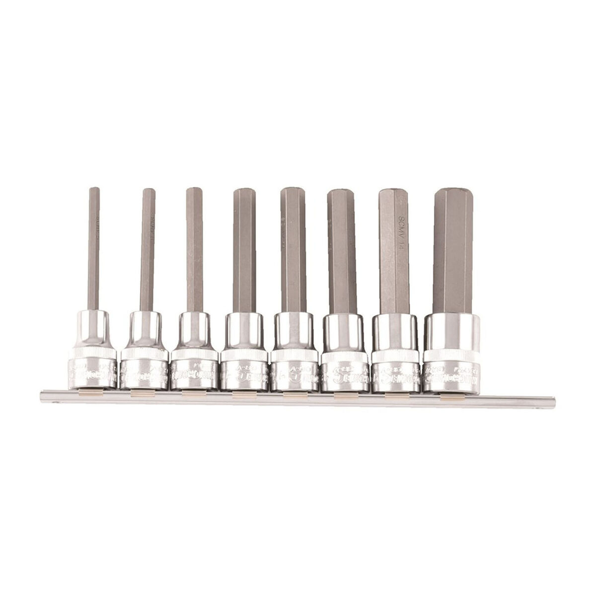 Kincrome Hex Socket Set 8 Piece 1/2 Drive - Metric
