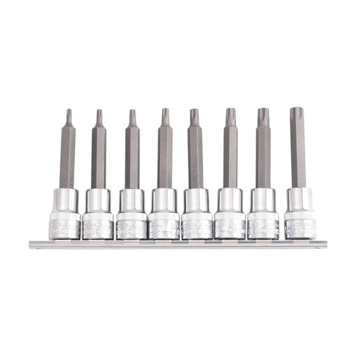 Kincrome Tamperproof TORX SOCKET SET 8 Piece 1/2 Drive