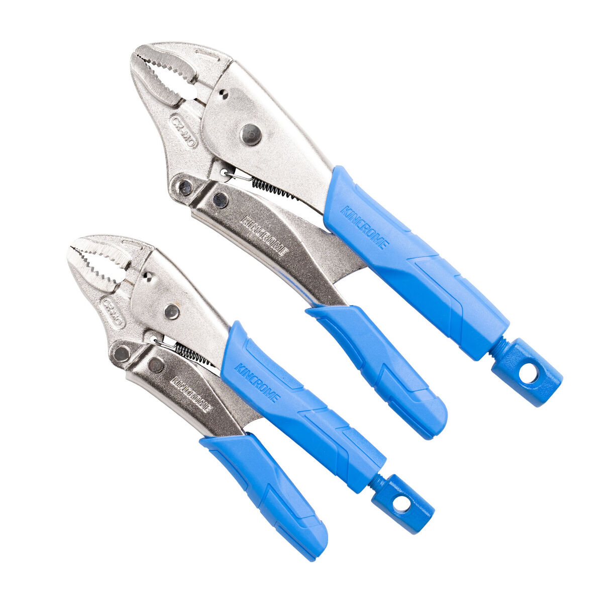 Kincrome 2pce Soft Grip Curved Jaw Locking Plier Set
