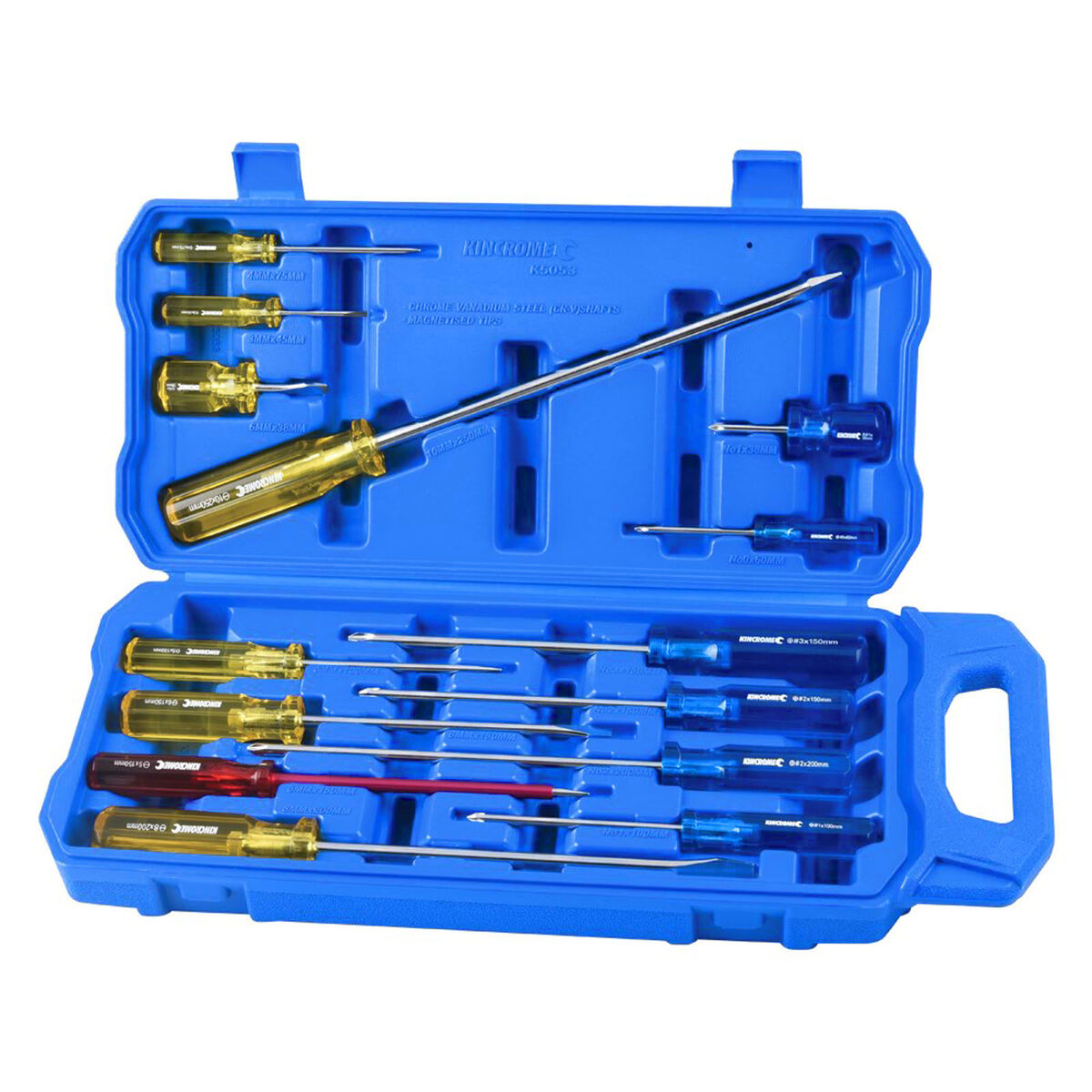 Kincrome Screwdriver Set Acetate Handles 14 Piece