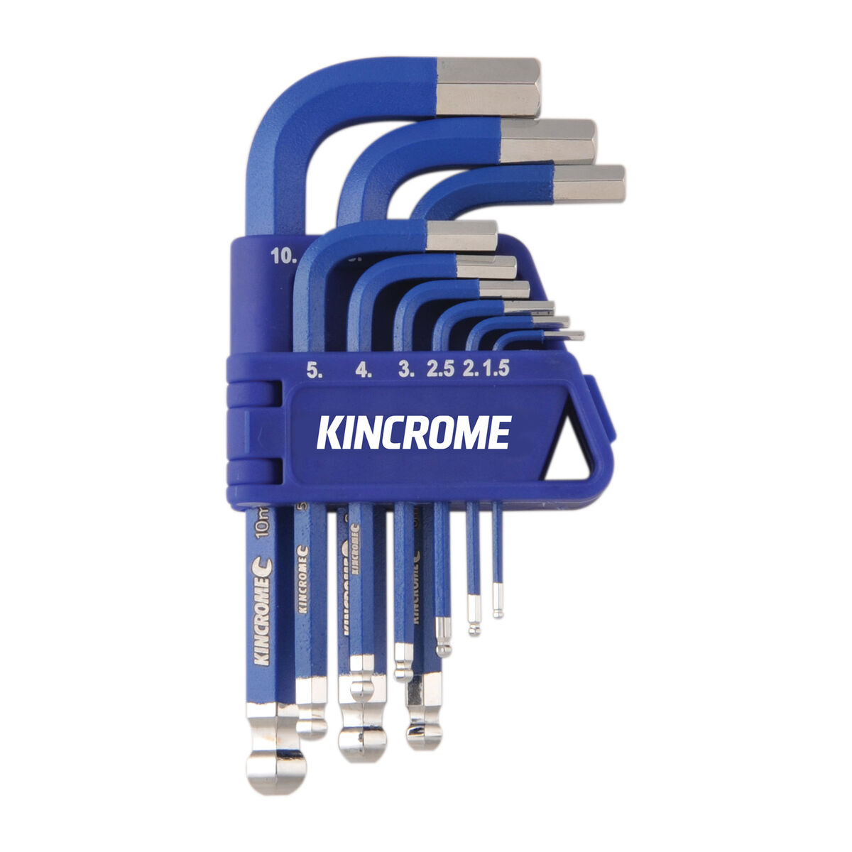 Kincrome Ball Point Hex Key & Wrench Set Short Series 9 Piece