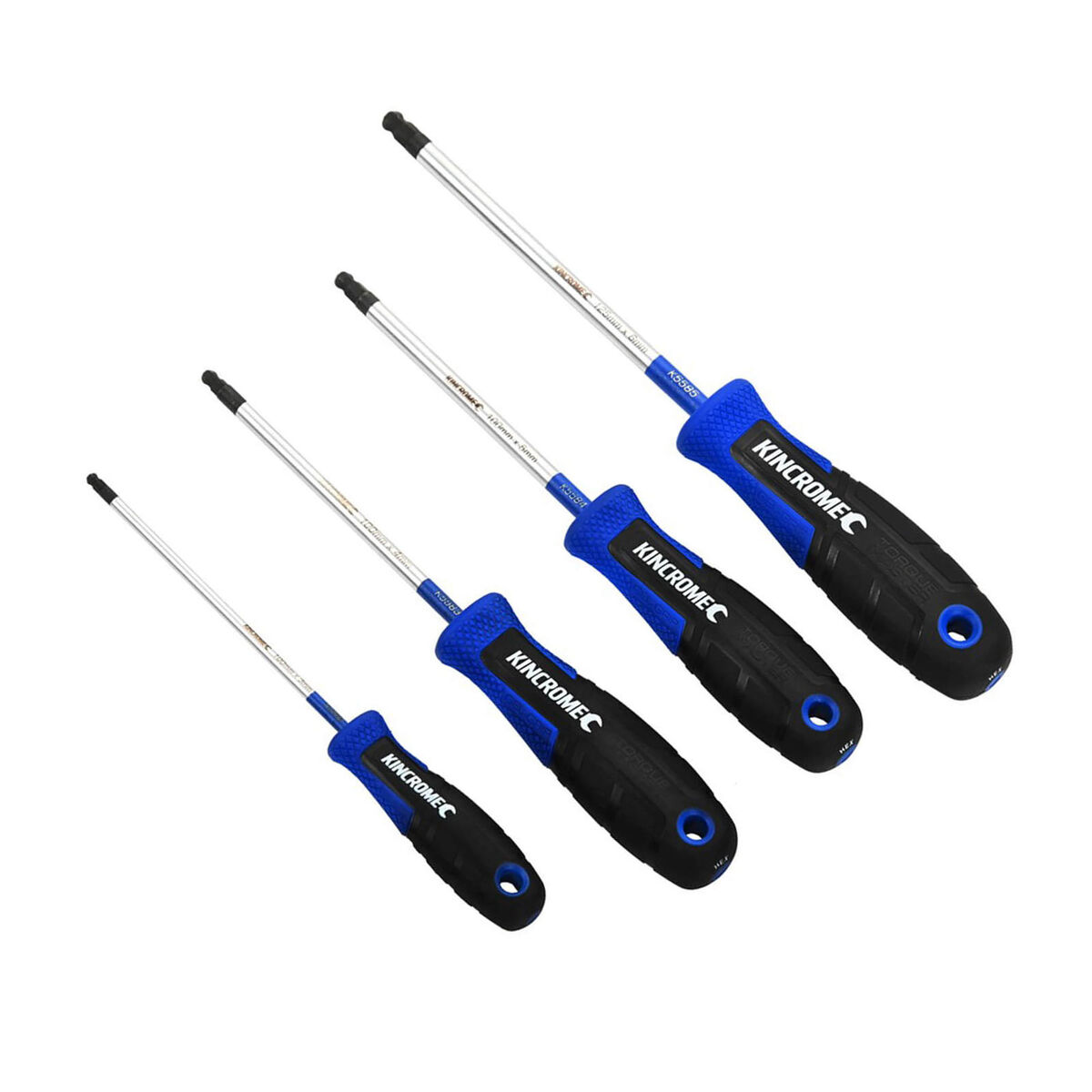 Kincrome TorqueMaster® Ball-Hex Screwdriver Set - 4 Piece